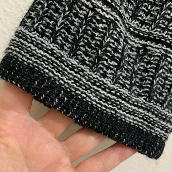 (T205) Ethereal by 🐦 Women's Sz Small Sweater Dress Black & White, Really Cute - Picture 6 of 13